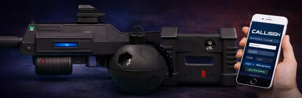 Advanced tactical laser tag equipment from Battle City Laser Tag in Oshawa